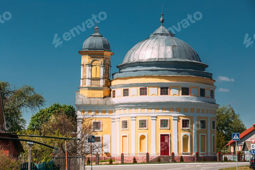 Preview: Chachersk, Belarus. Transfiguration Church. Orthodox Church At Summer Day In Chechersk