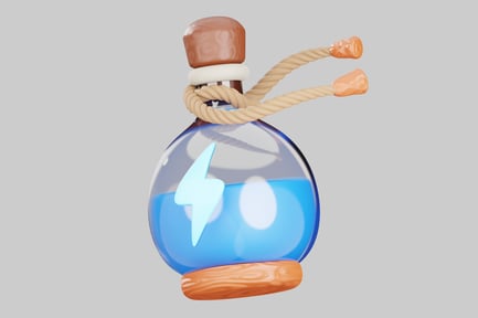 Preview: Lightning potion bottle