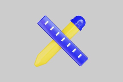 Preview: Pencil and ruler education object