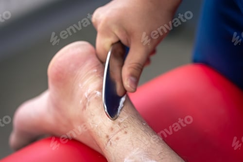 Preview: Instrumental mobilization of soft tissues, heel and arch pain treatment.