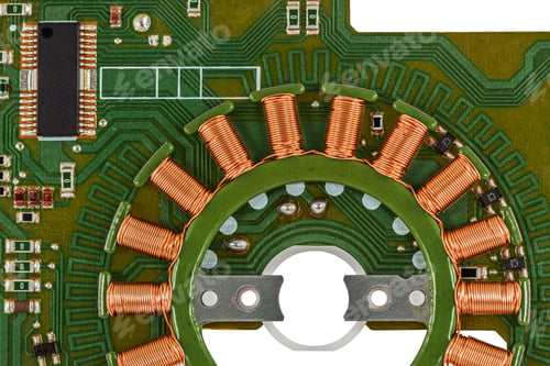 Preview: Electronic circuit board of stepper motor