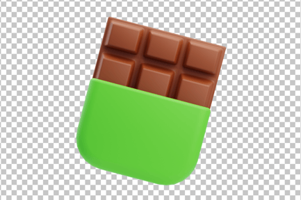 Preview: Chocolate Bar 3D Icon