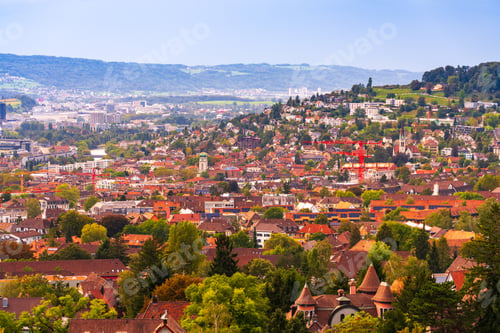 Preview: Zurich, Switzerland Downtown Views at Twilight