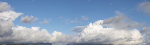 Preview: View of Cloudscape during a cloudy blue sky sunny day