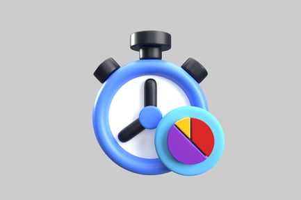 Preview: Deadline graph cartoon design