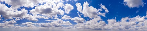 Preview: blue sky with clouds and sunlight