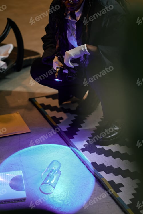 Preview: Investigating Scene With Forensic Equipment on Floor