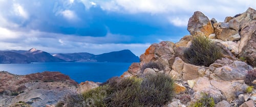 Preview: Rocky Coastline and Cliffs, Los Escullos, Cabo de Gata-Níjar Natural Park, Spain