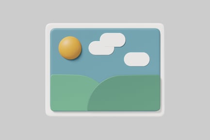 Preview: Landscape with Sun and Clouds