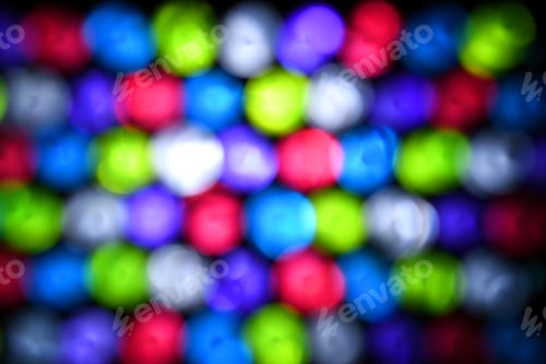 Preview: Bright abstract background of blurred colorful lit glowing lights