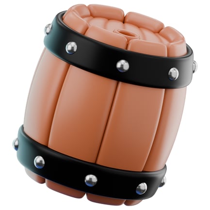 Preview: Classic Wooden Storage Barrel