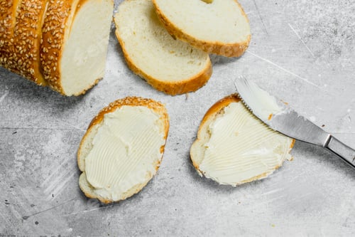 Preview: Breakfast. Butter sandwich.