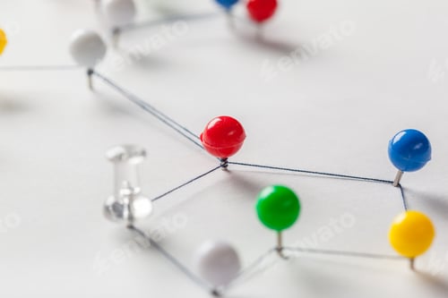 Preview: Network with pins