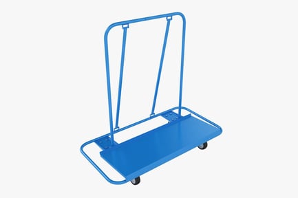Heavy Duty Drywall Cart Dolly with Upright Support