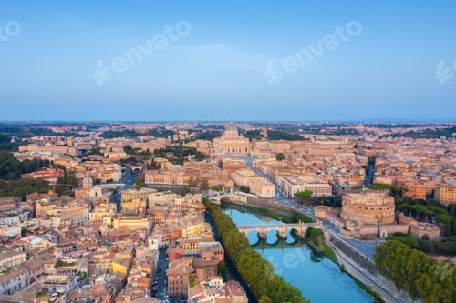 Preview: Aerial view of St Basilica in Rome