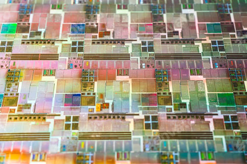 Preview: Silicon wafer for manufacturing semiconductor of integrated circuit.