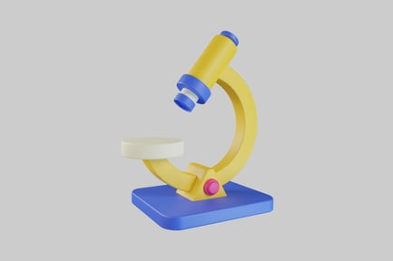 Microscope with adjustable base and handle
