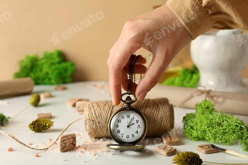 Preview: Magical things for conducting a ritual, on a light background.