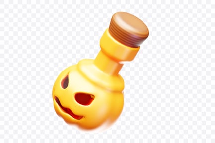 Potion Bottle Pumpkin Style