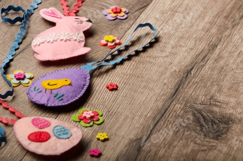Preview: Easter bunny and egg patchwork
