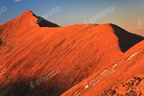 Preview: sunset in the Carpathian Mountains, Fagaras, Romania