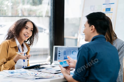 Preview: Business people meeting concept design ideas at office.