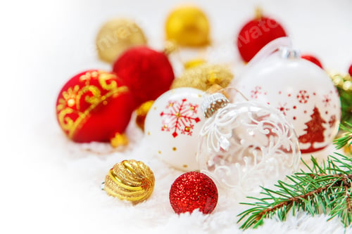 Preview: Christmas background. happy New Year. Selective focus