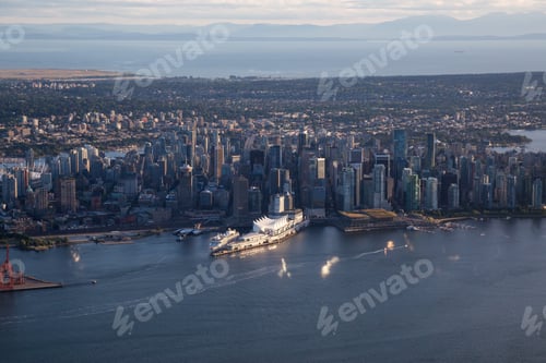 Preview: Aerial view of Downtown Vancouver, British Columbia