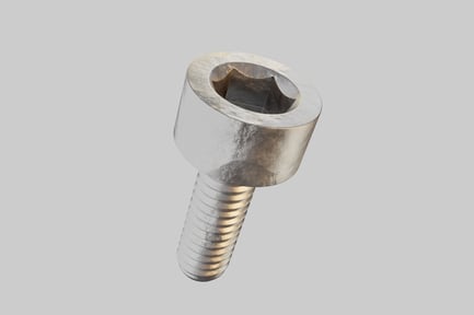 Preview: Screw with cylindrical head and hexagonal recess