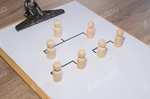 Preview: Company hierarchical organizational chart.