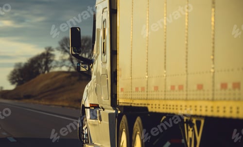 Preview: Semi Truck on an American Interstate Highway