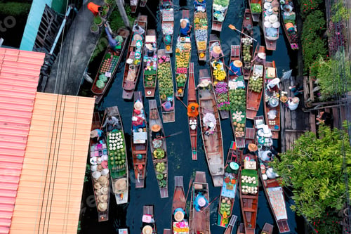 Preview: Ayutthaya Bangkok Thailand traditional holiday floating market