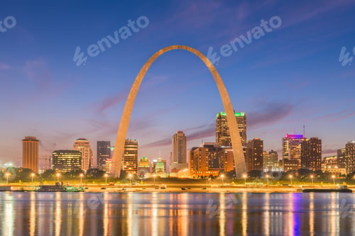 Preview: St. Louis, Missouri, USA downtown cityscape