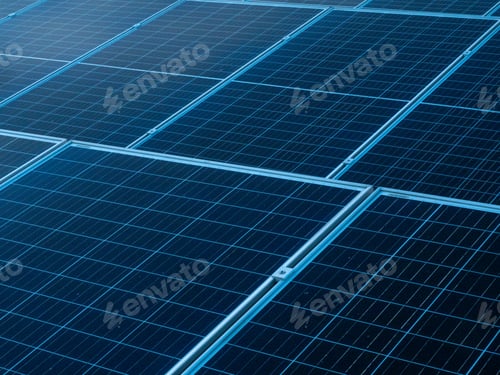Preview: Solar cell electricity panel mirror panel environment energy power sun alternative renewable blue co