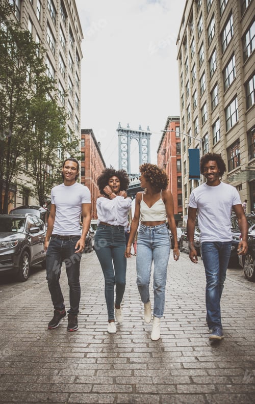 Preview: Group of friends spending time togeher in New york city