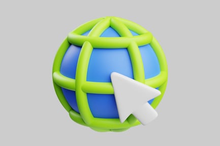 Preview: Globe with cursor