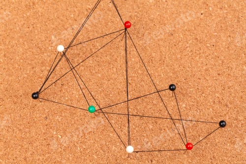 Preview: pins connected creating a network