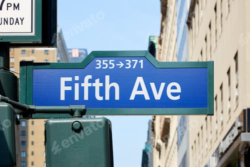 Preview: Fifth Avenue street in a sunny day in New York city