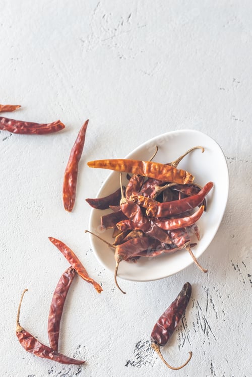 Preview: Bowl of dried chili peppers