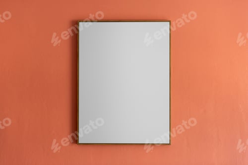 Preview: Blank picture frame hanging on a wall