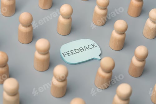 Preview: A speech bubble with the word "FEEDBACK" surrounded by human figurines.