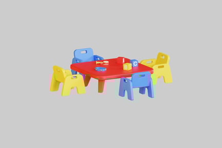 Aperçu: Ensemble table et chaises pour enfants