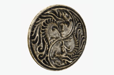 Preview: Ornate Dragon Coin Medallion