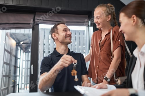 Preview: Happy Couple Buying New House