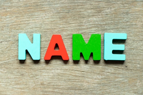 Preview: Color alphabet letter in word name on wood background