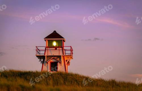 Preview: Covehead Harbour Lighthouse at sunset