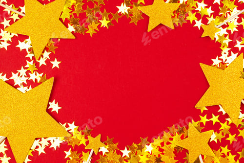 Preview: gold star decoration