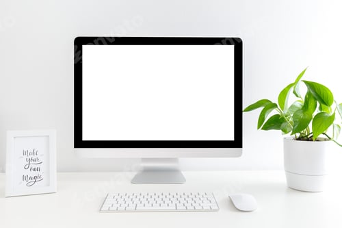 Preview: Business office desk mock up