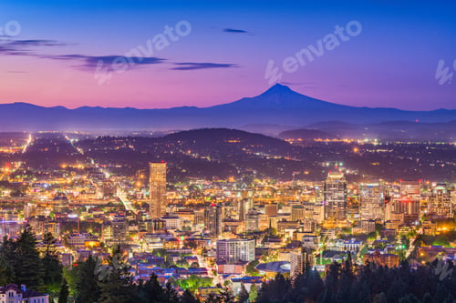 Preview: Portland, Oregon, USA Skyline
