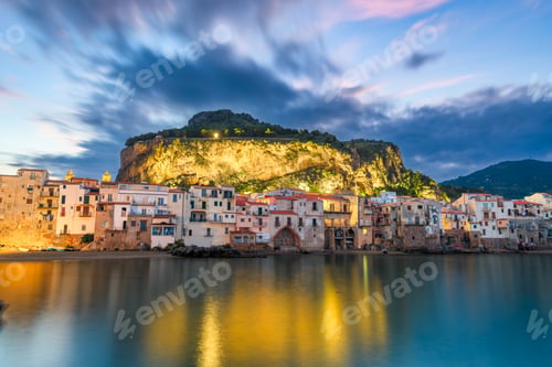 Preview: Cefalu, Sicily, Italy on the Tyrrhenian Sea